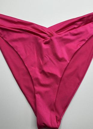 Низ від купальника , плавки купальні, трусики купальні , купальник hunkemoller - рожевий, рр l