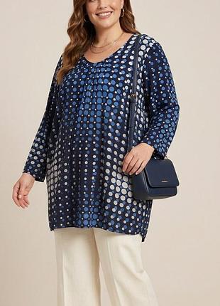 Жіноча кофта блузка туніка plus size розмір 50/52 20/22