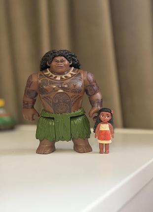 Ігровий набір mattel включає фігурки моани та мауї, натхненні їхніми образами у мультфільмі «моана 2»