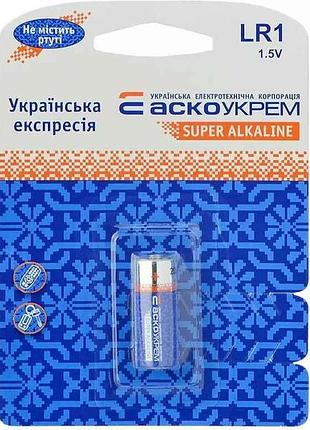 Батарейка лужна lr1.bp1 (blister 1) тм аско