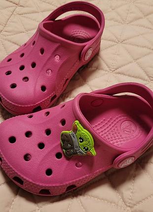 Дитячі сабо crocs. розмір 6с7.(24)