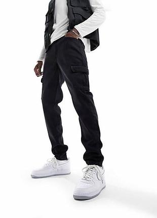 Джинси dtt з кишенями cargo 131603788 black