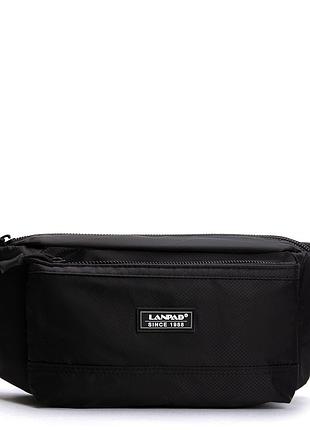 Podium сумка мужская пояс-бананка нейлон lanpad 61027 black