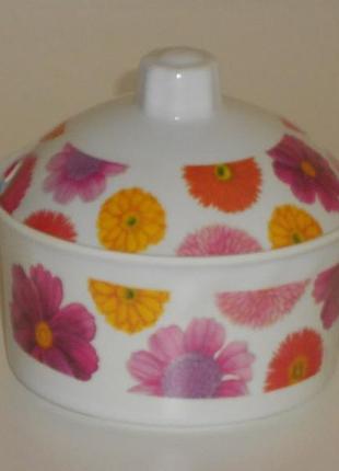 Сахарница с цветочным принтом "астры" melamine ware