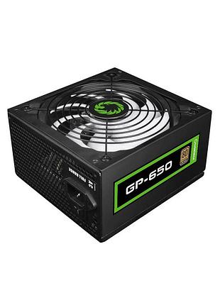 Блок питания atx gamemax gamemax gp-650 для компьютеров 650w вентилятор 140мм