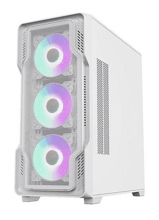 Корпус для компьютера fulltоwer gamemax siege wt без бп белый