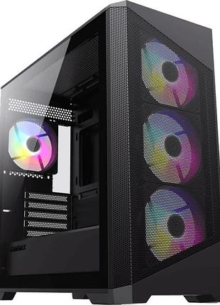 Корпус компьютерный gamemax destroyer mb microatx mini-itx поддержка водяного охлаждения без блока питания (destroyer mb)