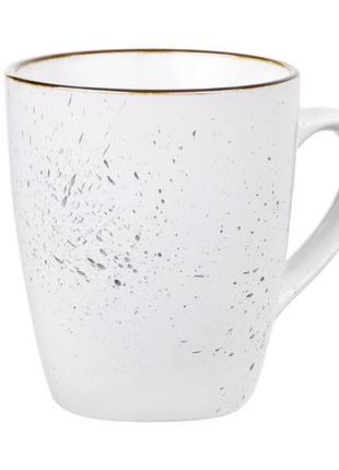 Керамическая чашка ardesto bagheria 360мл bright white (ar2936wgc)