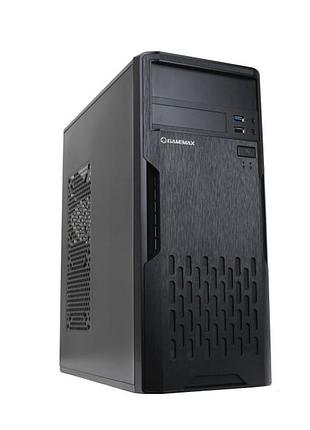 Корпус компьютерный atx gamemax et-210u3-500w с блоком питания/midi-tower черный
