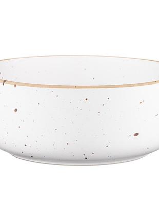 Салатник ardesto midori 16 см, 700 мл, кераміка, білий