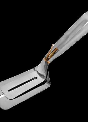 Щипцы кухонные из нержавеющей стали stenson r91718 26.5см