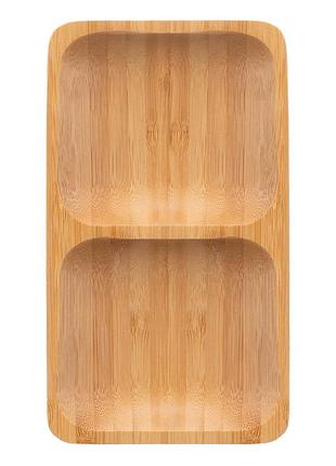 Менажниця з бамбука ardesto midori 17,5×10×2 см (ar0916)