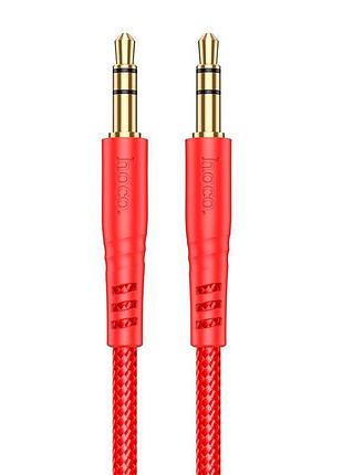 Кабель aux hoco upa24 3.5 мм to 3.5 мм 1 м red