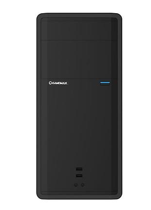 Корпус комп'ютерний atx gamemax et-209-450w з блоком живлення/midi-tower чорний
