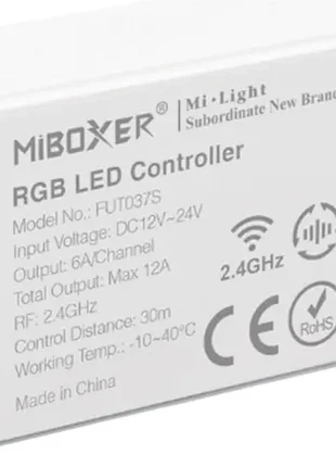 Умный светодиодный диммер rgb miboxer ml-fut037s 2.4g/wi-fi