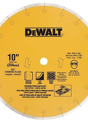 Алмазный диск dewalt 250x1.6x25.4мм сплошной (dt3734) — универсальный для бетона и керамики