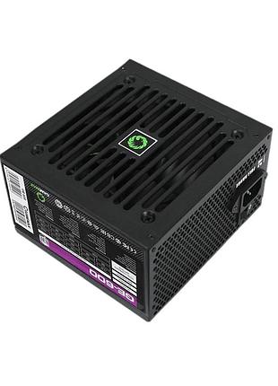 Коробочний блок живлення atx gamemax ge-600 apfc 12в чорний
