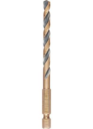 Свердло по металу dewalt 6 мм black & gold — серія extreme impact (dt20608)
