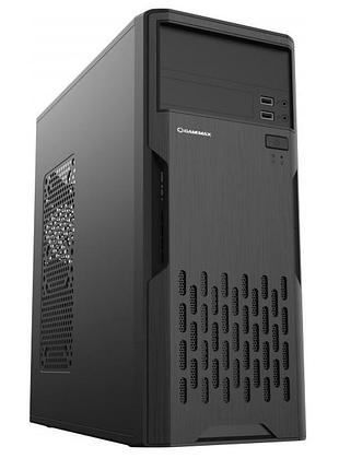 Корпус компьютерный atx gamemax et-210-np без блока питания/midi-tower черный
