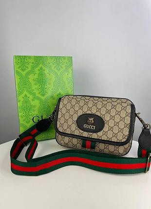 Мужская сумка через плечо gucci, натуральная кожа, модная сумка для мужчин, классическая ежедневная сумка gucci