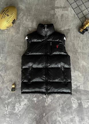 Жилетка polo ralph lauren, мужская утепленная жилетка polo ralph lauren, стильная жилетка polo ralph lauren премиум качества xl