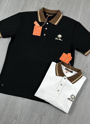 Поло loro piana, футболка-поло loro piana, мужское поло loro piana, стильное летнее поло loro piana, брендовое поло loro piana