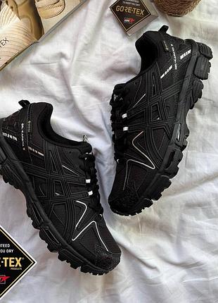 Кросівки asics gel-kahana 8 black gore-tex, кросівки асикс чоловічі, кросівки asics жіночі, термо кросівки asics 44