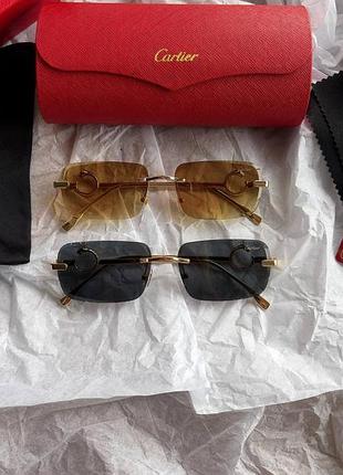 Очки cartier, солнцезащитные очки cartier, стильные очки картье, брендовые очки cartier, мужские и женские очки cartie синий