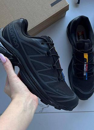 Кроссовки salomon xt-6 gore-tex, мужские кроссовки salomon, водонепроницаемые salomon xt6, обувь саломон gtx, salomon кроссы гор т