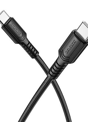 Кабель usb type-c to type-c 60w для швидкої зарядки і передачі даних borofone bx116 certain