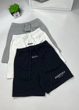 Шорти essentials fear of god, чоловічі брендовані шорти, стильні літні шорти, модні шорти essentials, вуличний одяг fear of xl