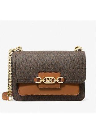 Сумка michael kors heather large оригінал, жіноча крос-боді сумка michael kors, сумка майкл корс, сумка через плече michael kors