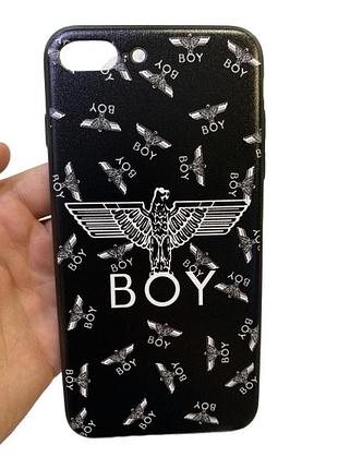 Чохол-накладка з малюнком art-case boy для apple iphone 7 plus/8 plus (колір чорний) ost