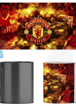 Чашка хамелеон манчестер юнайтед (manchester united football club) ост