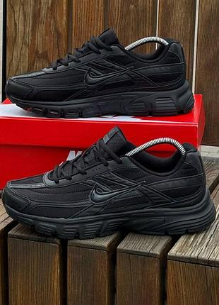 Кросівки чоловічі nike initiator, чорні (сітка, літні) демісезонні весна-літо-осінь шкіра текстиль розмір 41-45 нові 0102-21