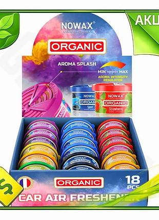 Ve микс ароматизаторов nowax organic new version для автомобиля набор 18 шт стойкие духи для салона ав n6w_ver