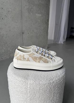 Женские кроссовки christian dior platform, кроссовки диор женские стильные, модные кроссовки christian dior белые, люксовые кроссо