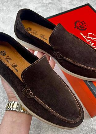 Мужские лоферы loro piana, стильные лоферы loro piana, брендовые лоферы loro piana, классические лоферы loro piana для мужчин 43