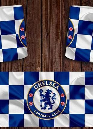 Чашка біла керамічна "фк челсі" chelsea fc ост