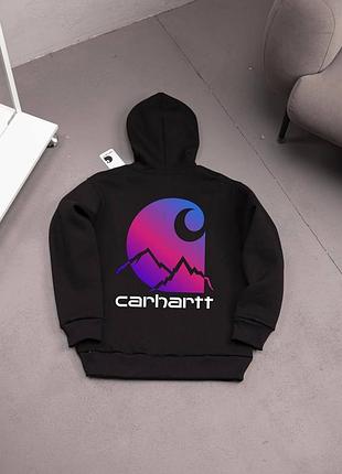 Худі чорне carhartt, худі carhartt чоловіче, толстовка carhartt чорна, худі кархарт, кофта carhartt, флісова кофта carhartt xxl