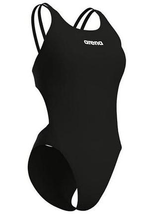 Купальник слитный для женщин arena swimsuit tech multi solid 42 черный