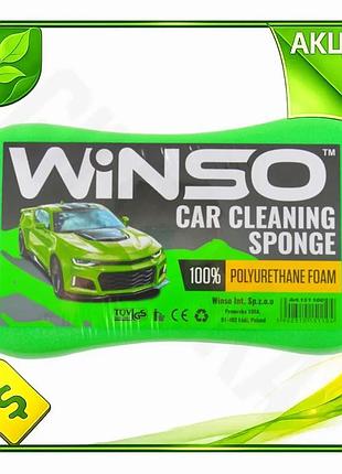 Ve губка для миття авто new version winso пориста для видалення забруднень без подряпин на лакофарбово n6w_ver