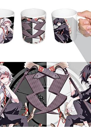 Чашка белая анимем судзуя джузо tokyo ghoul ост