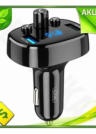 Ve fm-трансмітер xo bluetooth з new version usb зарядкою чорний для автомобіля гучний зв'язок швидка з n6w_ver