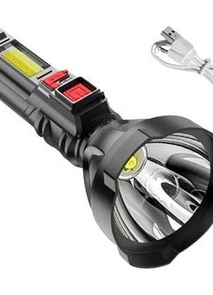 Ліхтар gold silver gs-830 на акумуляторі заряд mico usb ост