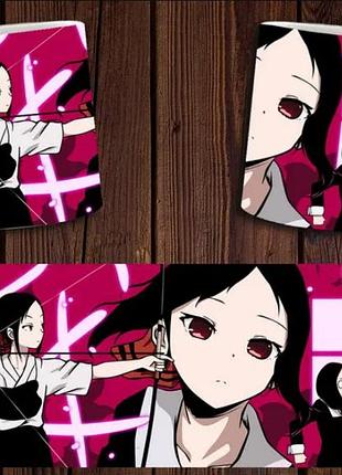 Чашка белая керамическая с принтом аниме "kaguya sama: love is war" пані кагуя: у коханні як на війні ост