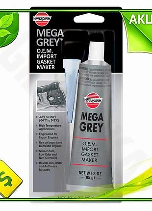 Ve герметик versachem mega silicone new version серый 85г силиконовая прокладка для восстановления сое n6w_ver