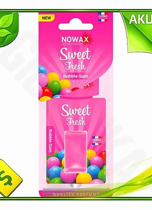 Ve ароматизатор nowax sweet fresh new version bubble gum жидкий для автомобиля освежитель воздуха с пр n6w_ver
