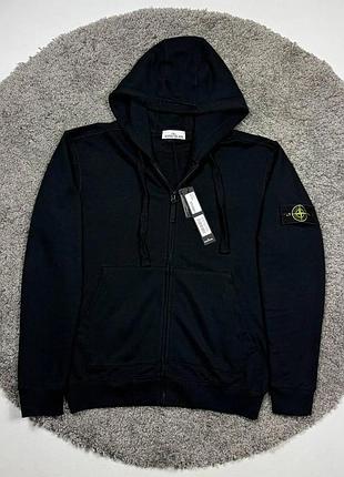 Зип-худи stone island, худи на молнии stone island, стильная зип-худи стоун айленд, брендовое худи stone island