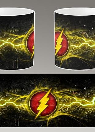 Чашка белая керамическая "флэш" flash ост